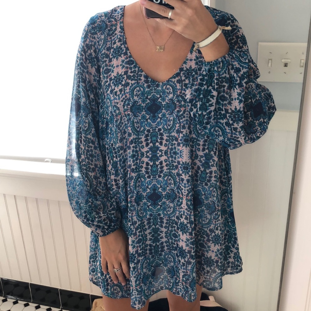 Show Me Your Mumu blue floral dress